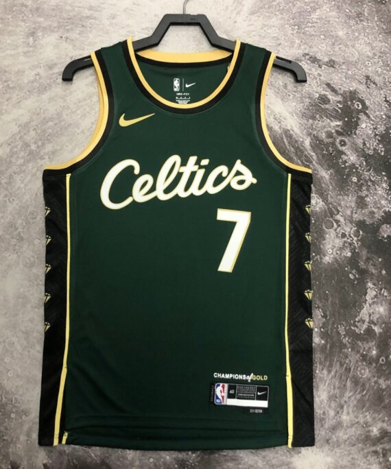 Jaylen Brown Basketball Jersey #7 Boston Celtics 2023 City Edition