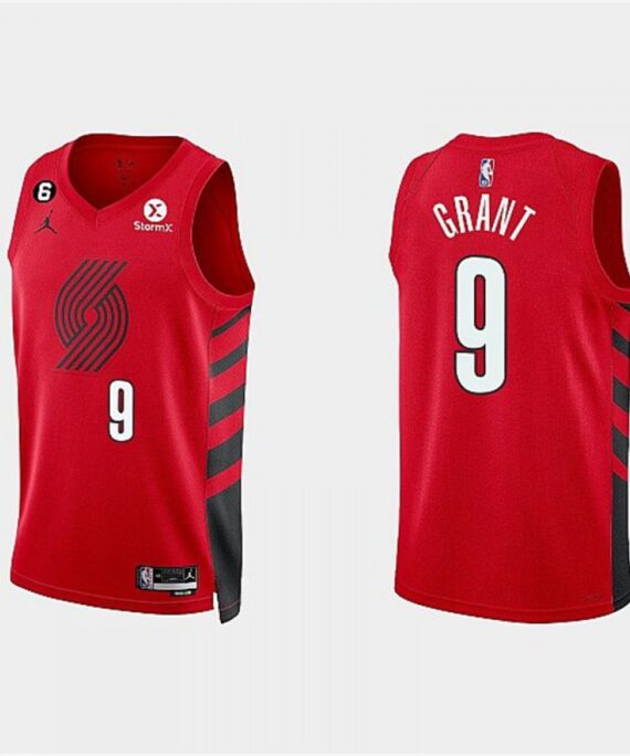 Jerami Grant Basketball Jersey #9 Portland Trail Blazers 2023 Statement Edition