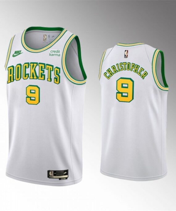 Josh Christopher Basketball Jersey #9 Houston Rockets 2023 Classic Edition