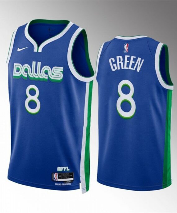 Josh Green Basketball Jersey #8 Dallas Mavericks 2023 City Edition
