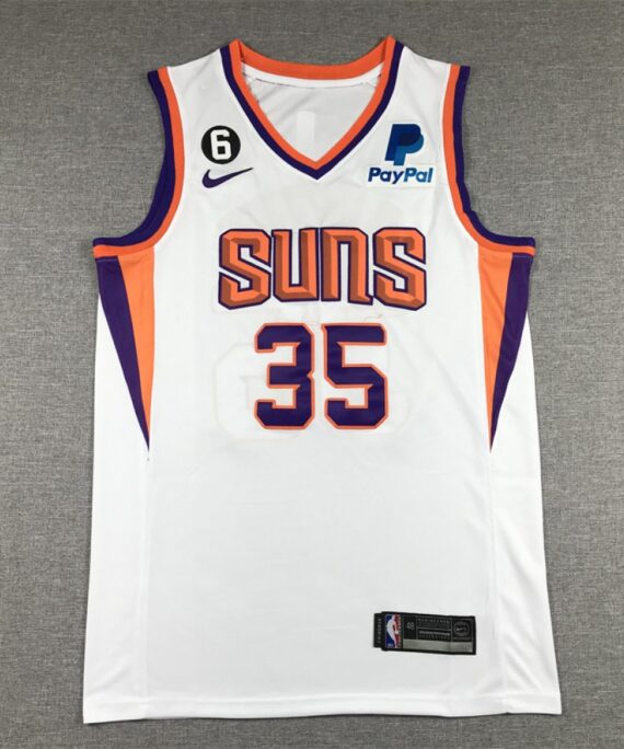 Kevin Durant Basketball Jersey #35 Phoenix Suns White