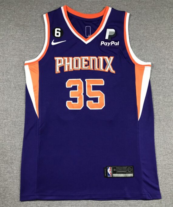 Kevin Durant Basketball Jersey #35 Phoenix Suns Purple