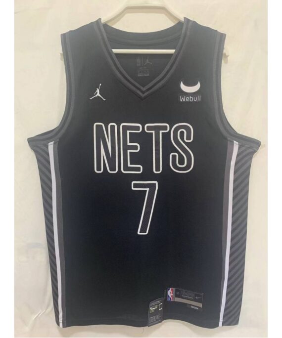 Kevin Durant Basketball Jersey #7 Brooklyn Nets 22/23 Black