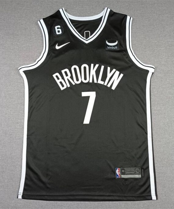 Kevin Durant Basketball Jersey #7 Brooklyn Nets 2023 Black