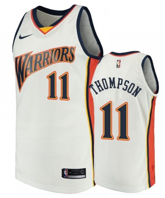 Klay Thompson Basketball Jersey #11 Golden State Warriors White