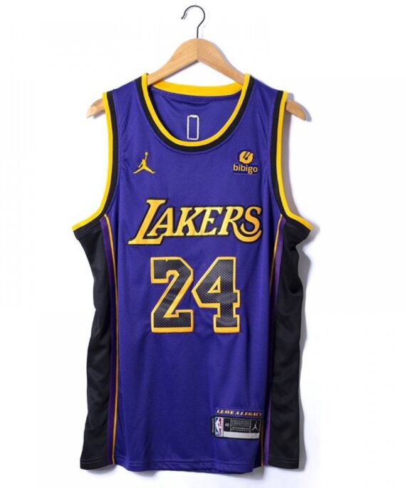 Kobe Bryant Basketball Jersey #24 Los Angeles Lakers 2023 Purple