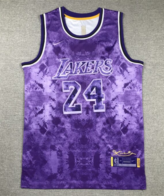 Kobe Bryant Basketball Jersey #24 Los Angeles Lakers Selected Edition Purple