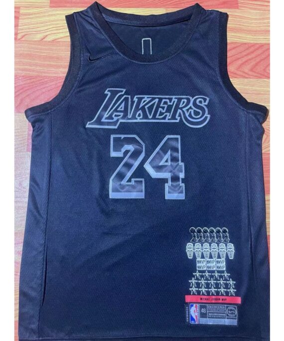 Kobe Bryant Basketball Jersey #24 Los Angeles Lakers Black