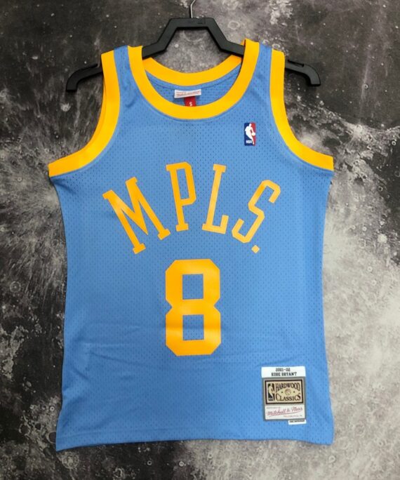 Kobe Bryant Basketball Jersey #8 Los Angeles Lakers 2002 Classic Edition Blue