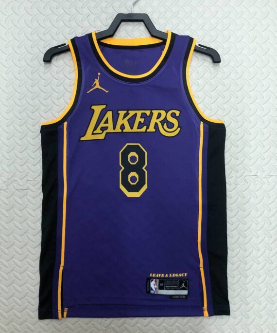 Kobe Bryant Basketball Jersey #8 Los Angeles Lakers 2023 Purple