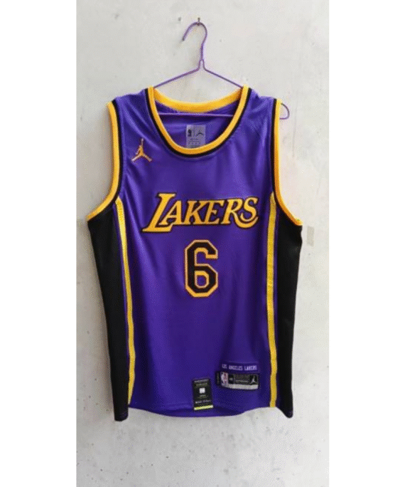 LeBron James Basketball Jersey #6 Los Angeles Lakers 22/23 Purple