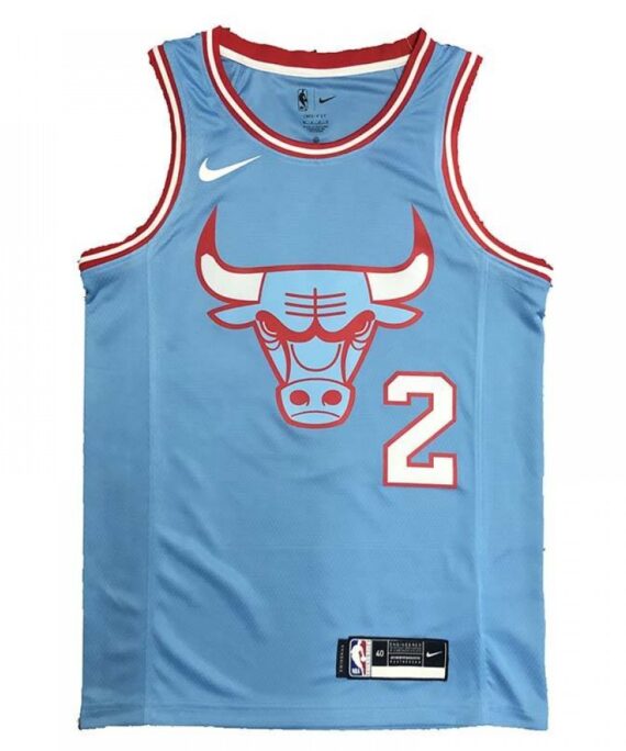 Lonzo Ball Basketball Jersey #2 Chicago Bulls Blue