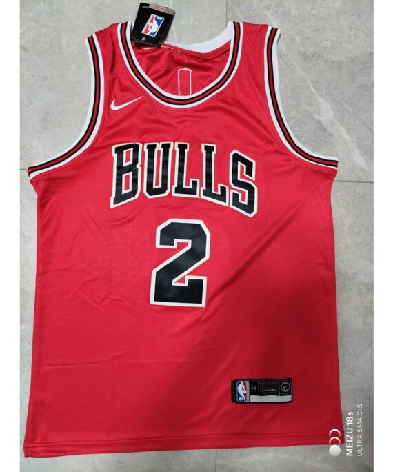 Lonzo Ball Basketball Jersey #2 Chicago Bulls Red Fan Edition