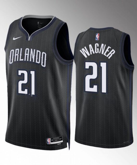 Moritz Wagner Basketball Jersey #21 Orlando Magic 2022-23 Black City Edition