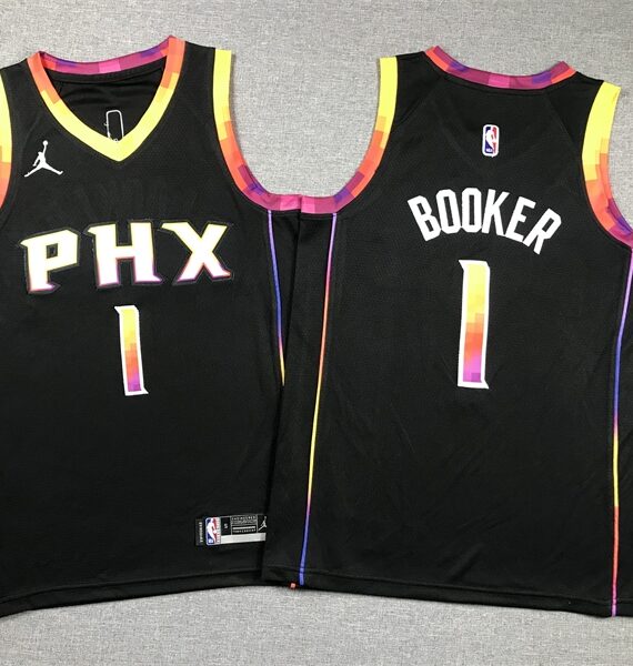 Devin Booker Basketball #1 Jersey Phoenix Suns 2024