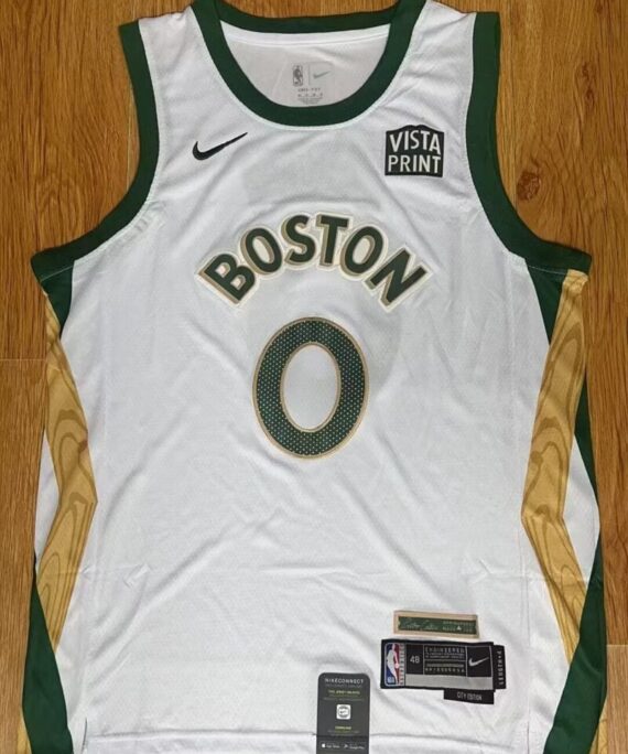Jason Tatum Basketball #0 Jersey Celtics The City 2024