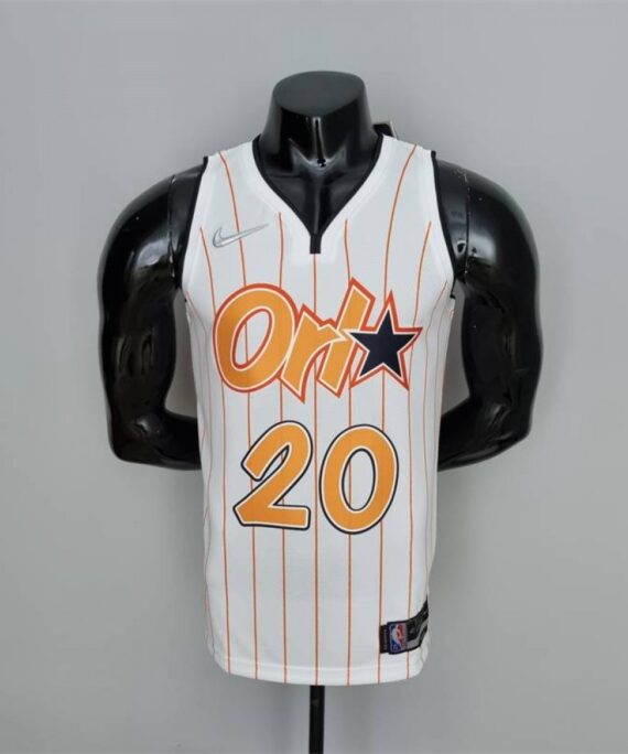 Markelle Fultz Basketball Jersey #20 Orlando Magic 75th Anniversary Edition Orange/White