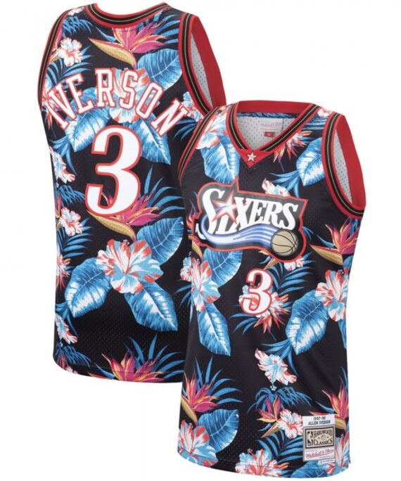 Allen Iverson Basketball Jersey #3 Philadelphia 76ers 2019 Print Edition