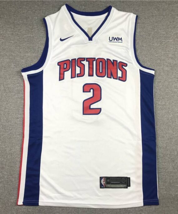 Cade Cunningham Basketball Jersey #2 Detroit Pistons White