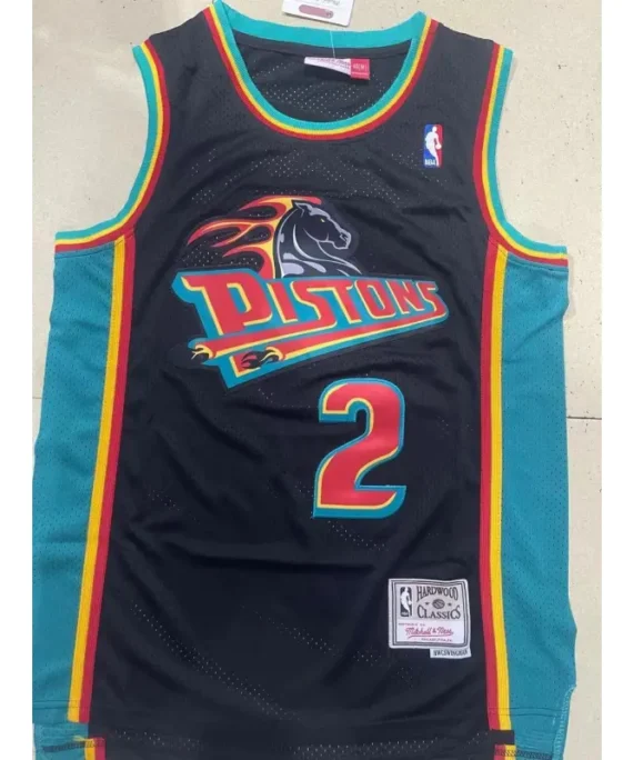 Cade Cunningham Basketball Jersey #2 Detroit Pistons Black Classic Edition