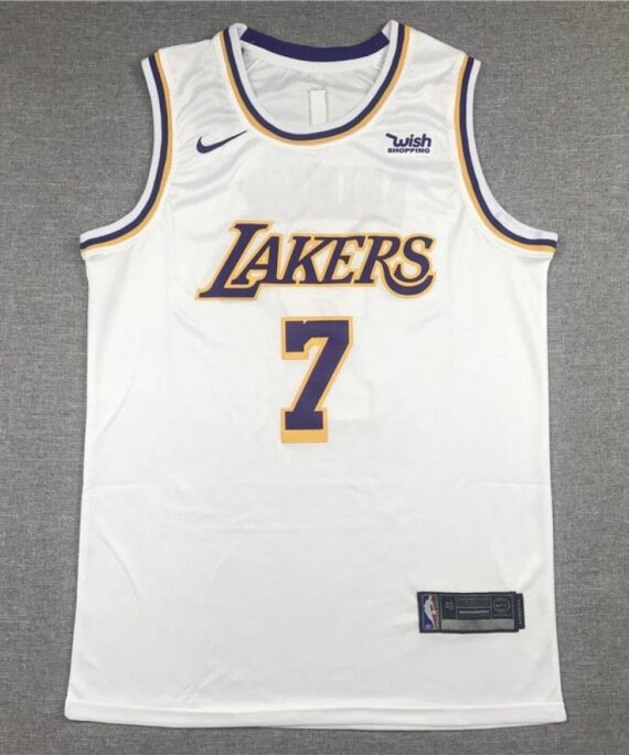 Carmelo Anthony Basketball Jersey #7 Los Angeles Lakers Classic Edition Round Neck White