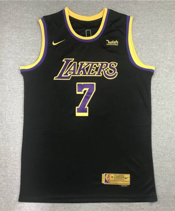 Carmelo Anthony Basketball Jersey #7 Los Angeles Lakers Earned Edition Black