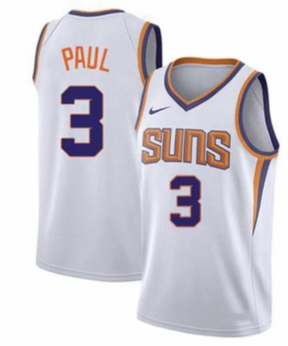 Chris Paul Basketball Jersey #3 Phoenix Suns White