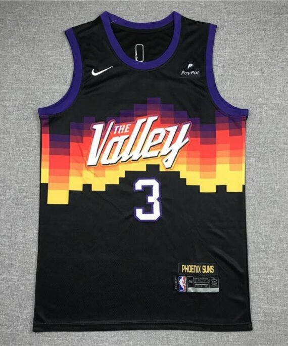 Chris Paul Basketball Jersey#3 Phoenix Suns Black City Edition
