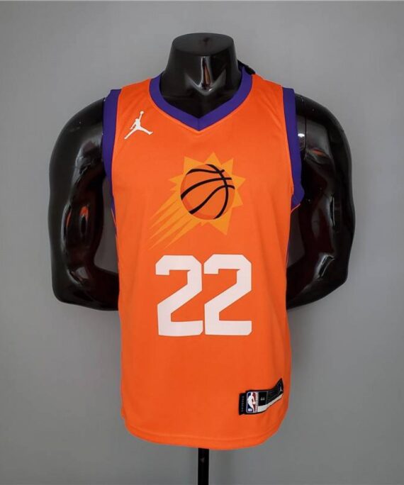 Deandre Ayton Basketball Jersey #22 Phoenix Suns 2021 Orange