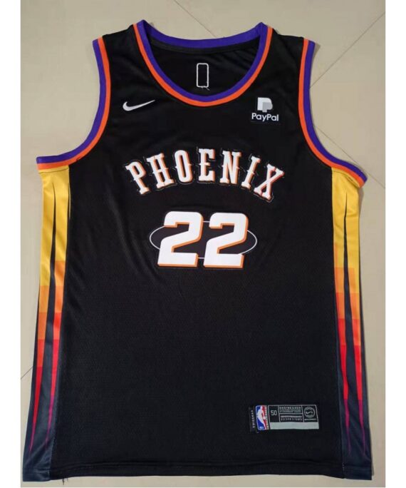 Deandre Ayton Basketball Jersey #22 Phoenix Suns 2022 75th Anniversary Edition City Edition Black