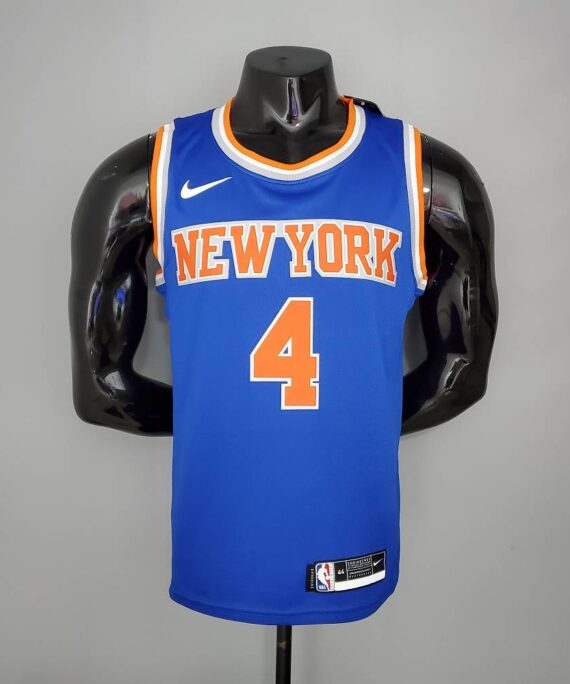 Derrick Rose Basketball Jersey#4 New York Knicks 2021 Blue