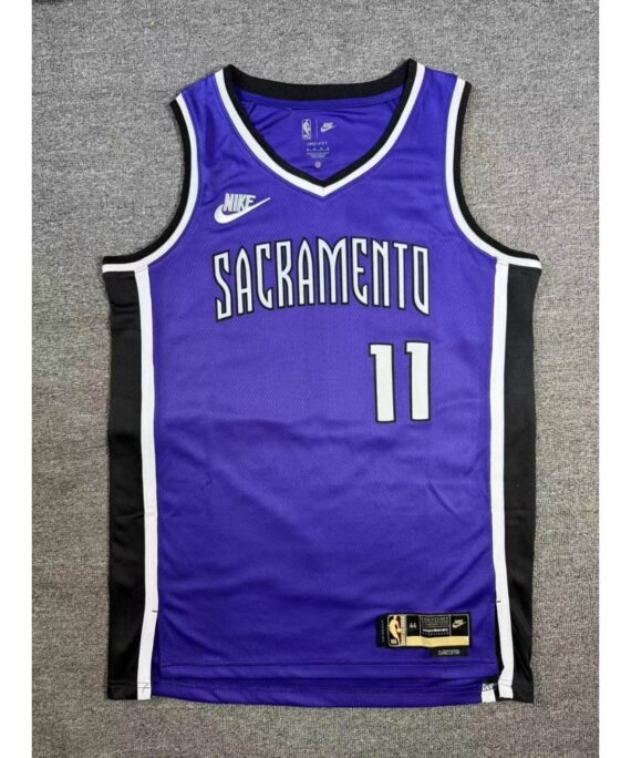 Domantas Sabonis Basketball #11 Jersey Sacramento Kings 2025 Purple
