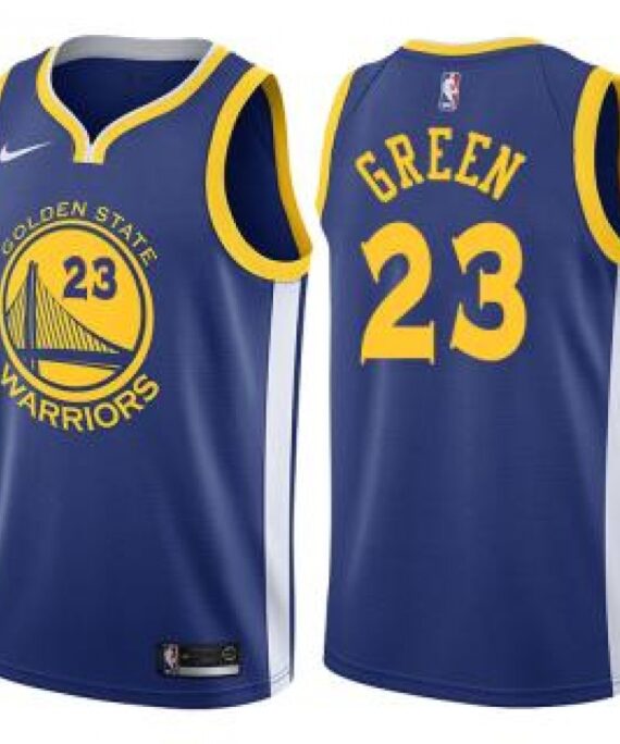 Draymond Green Basketball #23 Jersey Golden State Warriors 17/18 Blue Icon Edition