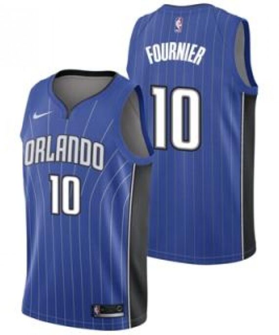 Evan Fournier Basketball Jersey #10 Orlando Magic 17/18 Blue Icon Edition