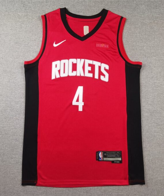 Jalen Green Basketball #4 Jersey Houston Rockets 2025 Icon Edition Red