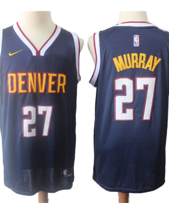 Jamal Murray Basketball Jersey #27 Denver Nuggets 18/19 Navy Blue Icon Edition