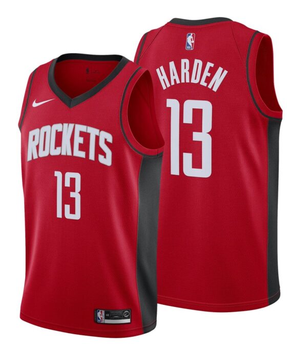 James Harden Basketball Jersey #13 Houston Rockets 19/20 Red