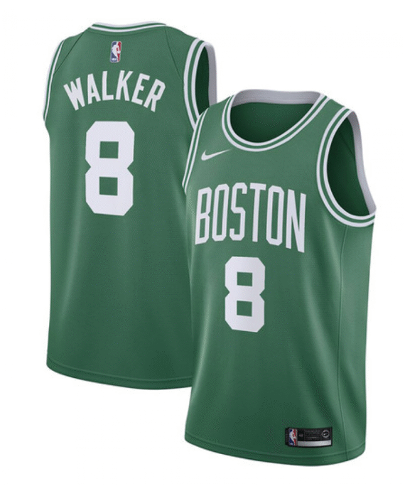 Kemba Walker Basketball Jersey #8 Boston Celtics 17/18 Green Icon Edition