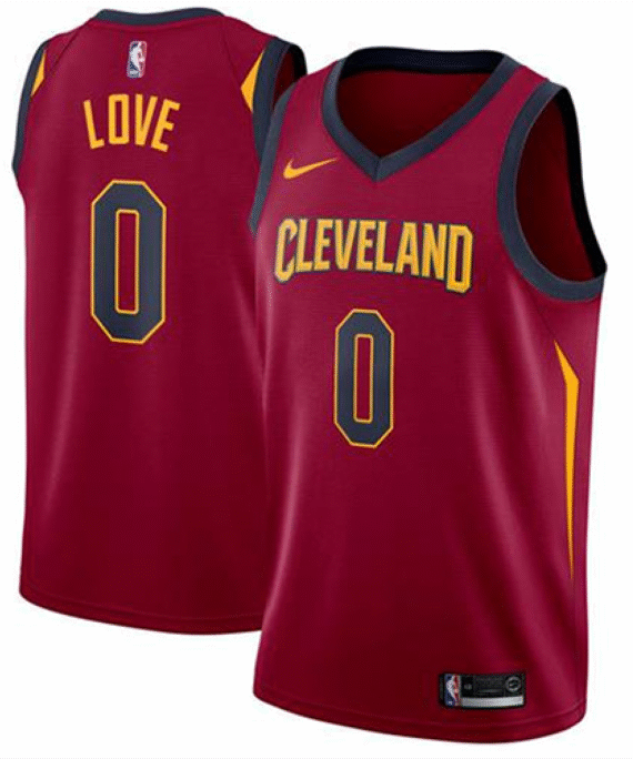 Kevin Love Basketball Jersey #0 Cleveland Cavaliers Red Icon Edition