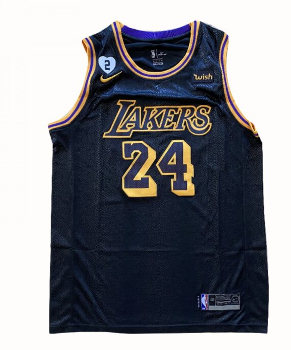 Kobe Bryant Basketball Jersey #24 Los Angeles Lakers 2021 Black City Edition