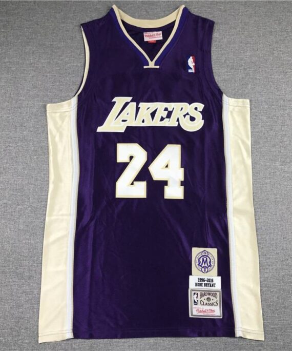 Kobe Bryant Basketball Jersey #24 Los Angeles Lakers Hall of Fame Purple