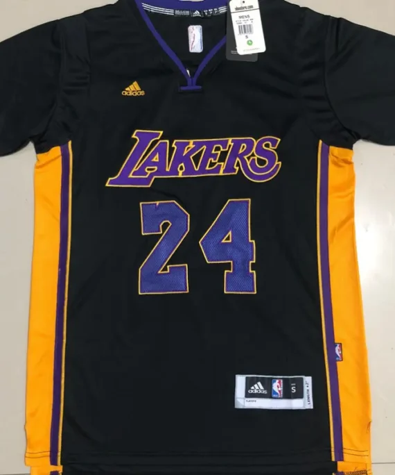 Kobe Bryant Basketball Jersey #24 Los Angeles Lakers Black Mamba
