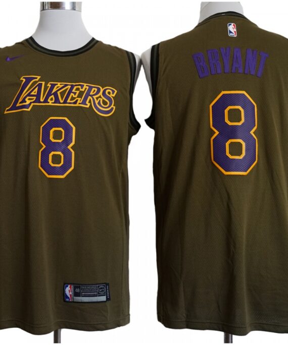 Kobe Bryant Basketball #8 Jersey Los Angeles Lakers 18/19 Green City Edition