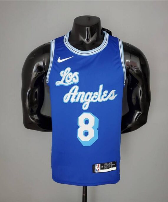 Kobe Bryant Basketball Jersey #8 Los Angeles Lakers 2021 Classic Edition Blue