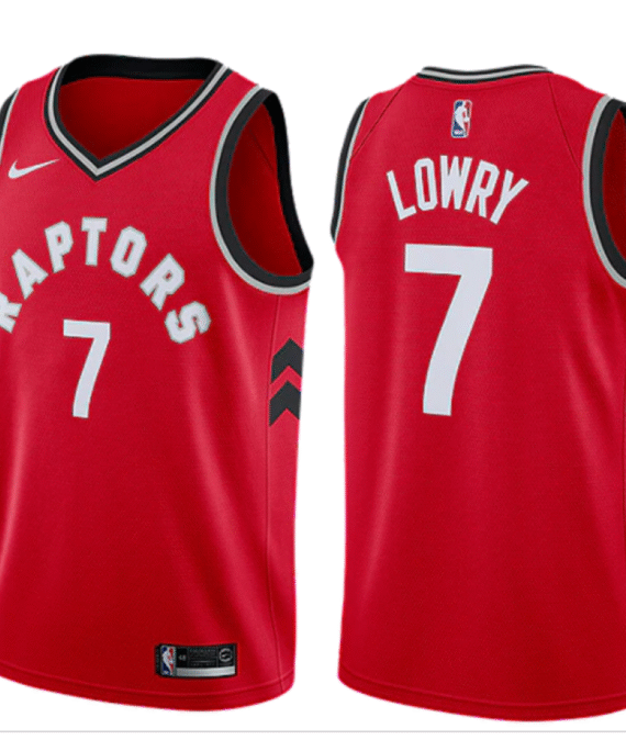 Kyle Lowry Basketball #7 Jersey Toronto Raptors Red Icon Edition