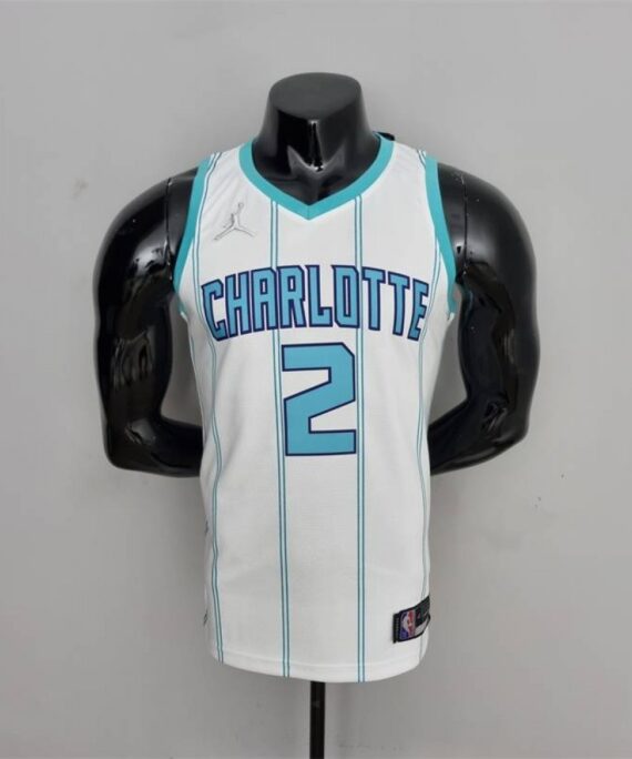 LaMelo Ball Basketball Jersey #2 Charlotte Hornets 75th Anniversary Edition White