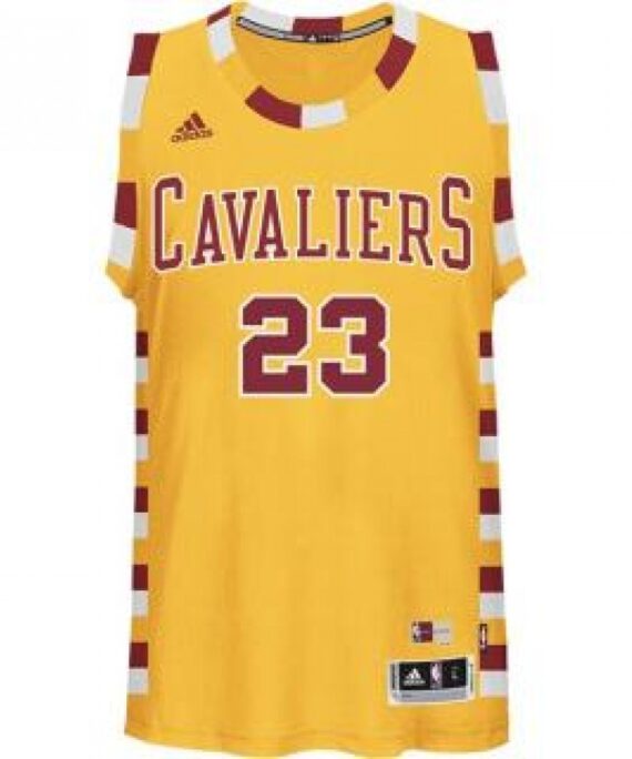 LeBron James Basketball Jersey #23 Cleveland Cavaliers 17/18 Yellow Classics Edition
