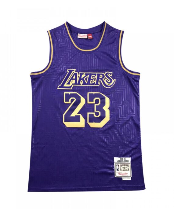 LeBron James Basketball #23 Jersey Los Angeles Lakers Purple Mouse Limited Edition