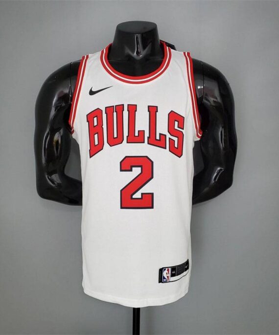 Lonzo Ball Basketball Jersey#2 Chicago Bulls White