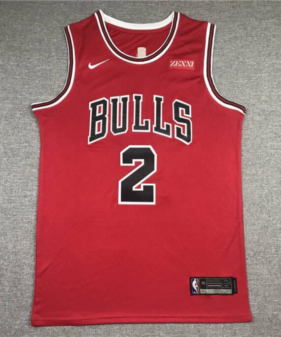 Lonzo Ball Basketball Jersey #2 Chicago Bulls Red
